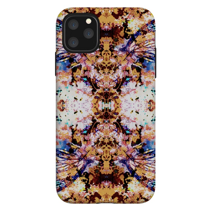 iPhone 11 Pro Max StrongFit Painted butterfly wings and flower petals by Oana 