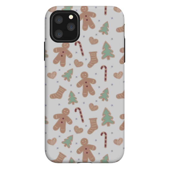iPhone 11 Pro Max StrongFit ginger bread pattern by MALLIKA