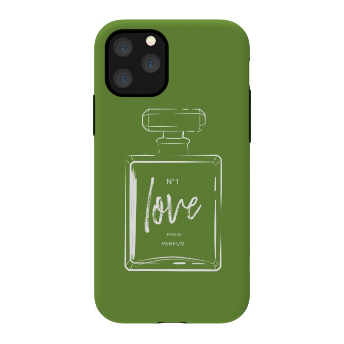 iPhone 11 Pro StrongFit Green Love by Martina