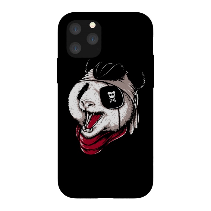 iPhone 11 Pro StrongFit Panda Pirate by Afif Quilimo