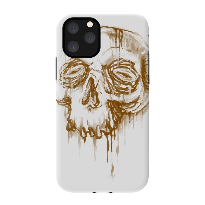 iPhone 11 Pro StrongFit Skull Coffee 1 by Afif Quilimo