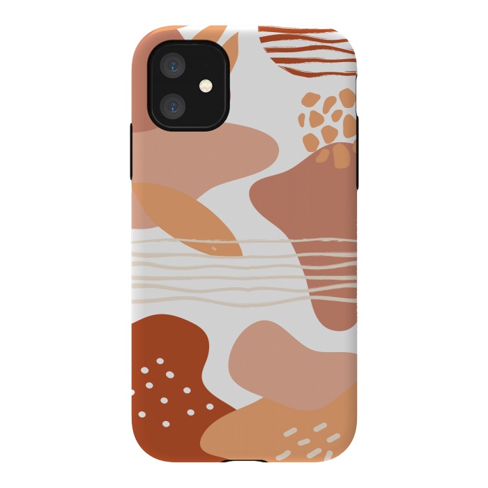 iPhone 11 StrongFit Terracotta earth by Martina