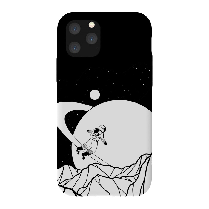 iPhone 11 Pro StrongFit Space walk (black and white) by Steve Wade (Swade)