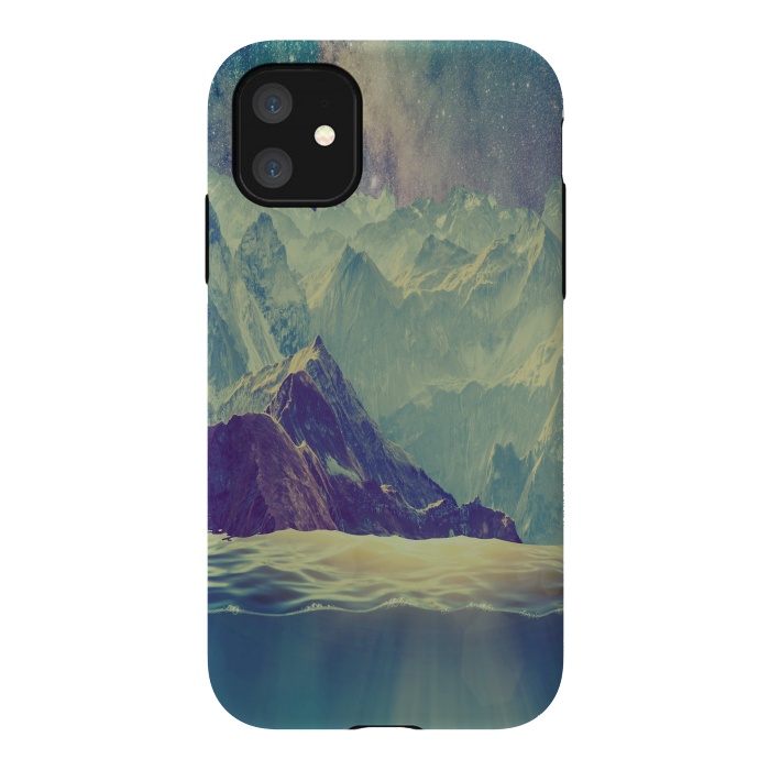 iPhone 11 StrongFit Antarctica Heart by Joanna Vog