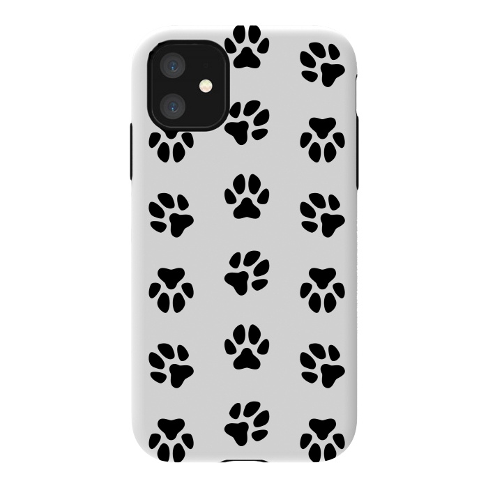 iPhone 11 StrongFit Cat Footprint by Martina