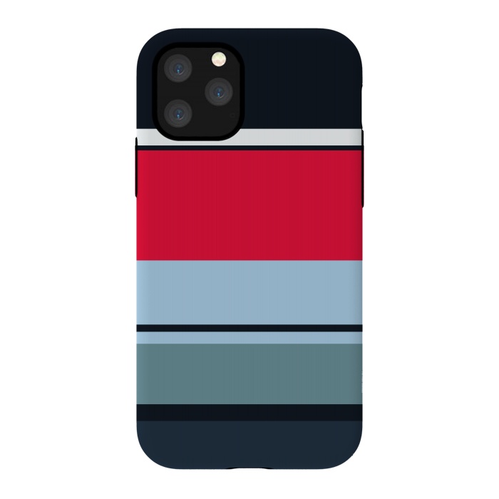 iPhone 11 Pro StrongFit Casual Reflective Striped by TMSarts