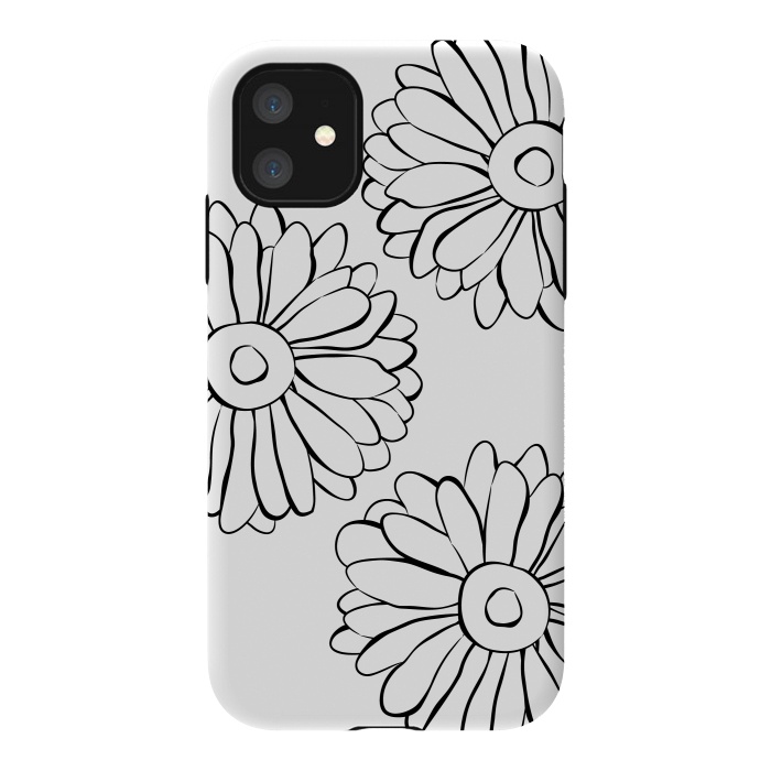 iPhone 11 StrongFit Boho Flowers by Martina