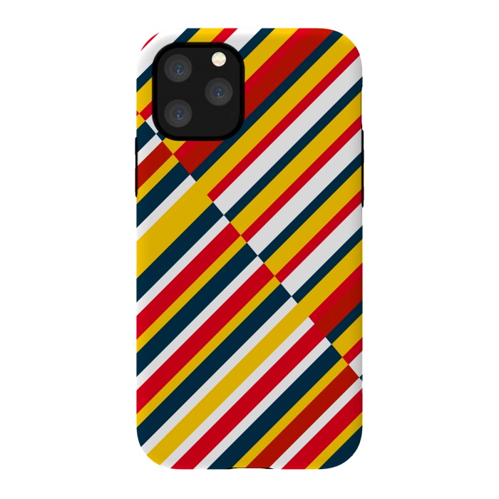 iPhone 11 Pro StrongFit Bohemian Striped by TMSarts