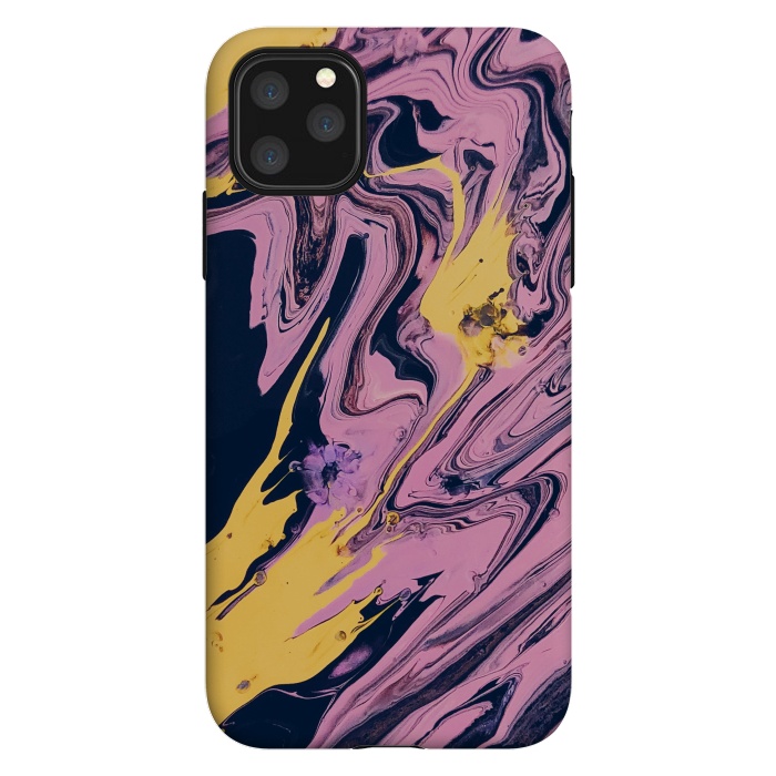 iPhone 11 Pro Max StrongFit Pink, Black and Yellow  by Winston