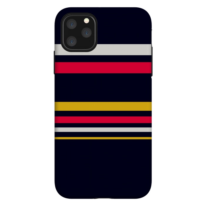 iPhone 11 Pro Max StrongFit Flat Colorful Stripes by TMSarts