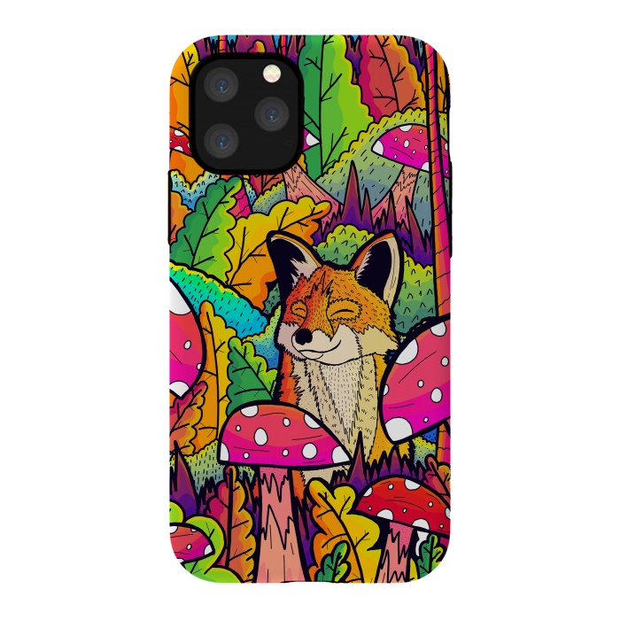 iPhone 11 Pro StrongFit The happy little fox by Steve Wade (Swade)