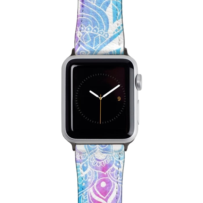 Watch 42mm / 44mm Strap PU leather Mixed Emotions Mandala by Tangerine-Tane