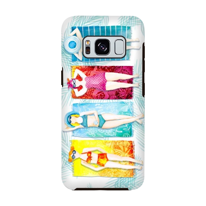 Galaxy S8 StrongFit Sun Tan and Sand by gingerlique