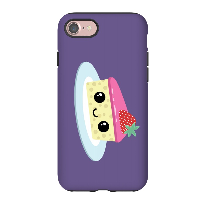 iPhone 7 StrongFit Cute cheesecake by Laura Nagel