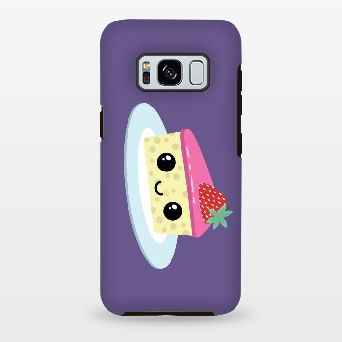 Galaxy S8 plus StrongFit Cute cheesecake by Laura Nagel