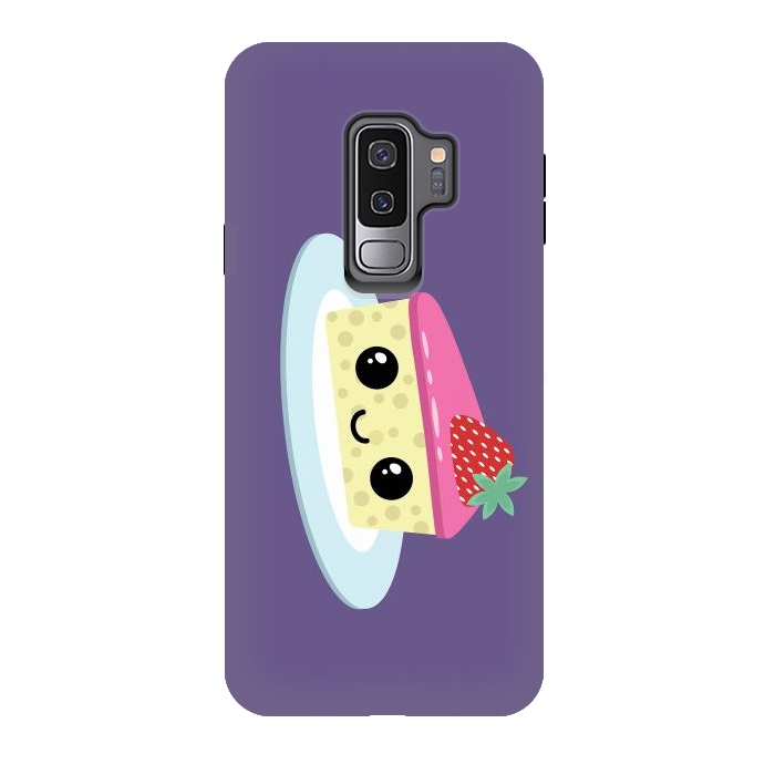 Galaxy S9 plus StrongFit Cute cheesecake by Laura Nagel