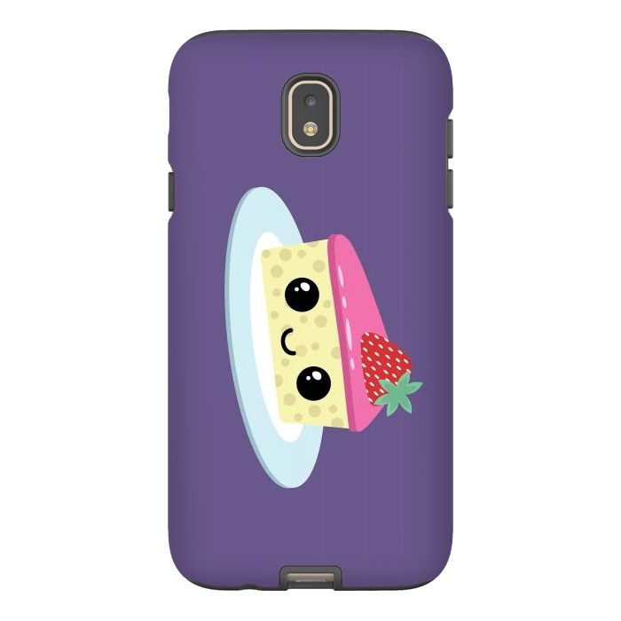 Galaxy J7 StrongFit Cute cheesecake by Laura Nagel