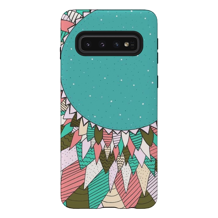 Galaxy S10 StrongFit The flower by Steve Wade (Swade)