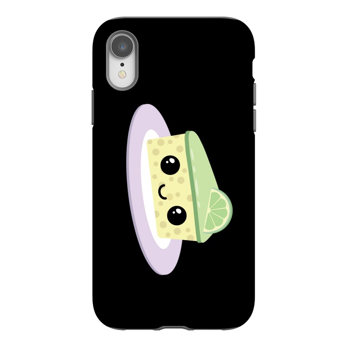 iPhone Xr StrongFit Lime cheesecake by Laura Nagel
