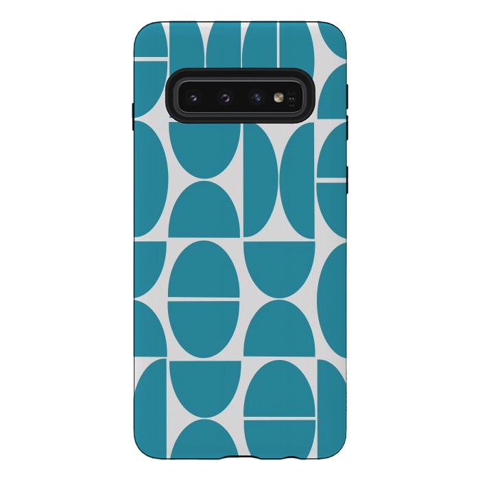 Galaxy S10 StrongFit Puzzle Design Bl. by Joanna Vog