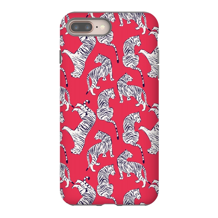 iPhone 7 plus StrongFit Tiger Pattern, 004 by Jelena Obradovic