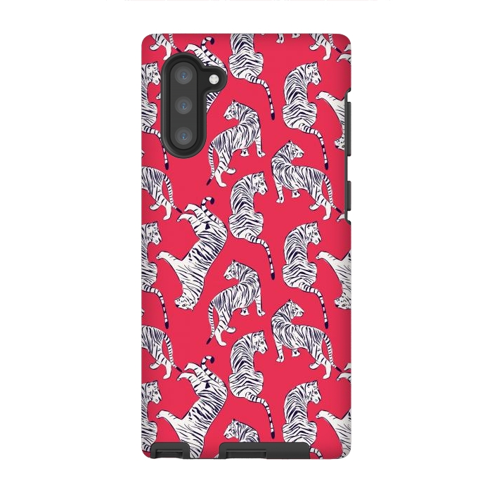 Galaxy Note 10 StrongFit Tiger Pattern, 004 by Jelena Obradovic