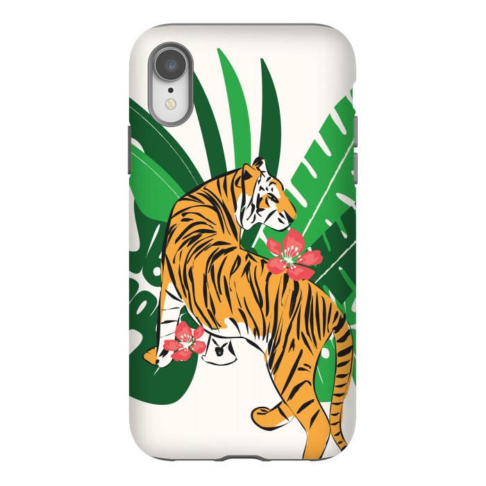 iPhone Xr StrongFit Tiger 010 by Jelena Obradovic