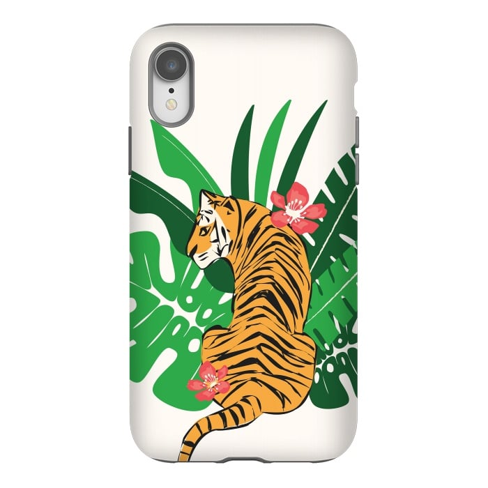 iPhone Xr StrongFit Tiger 011 by Jelena Obradovic