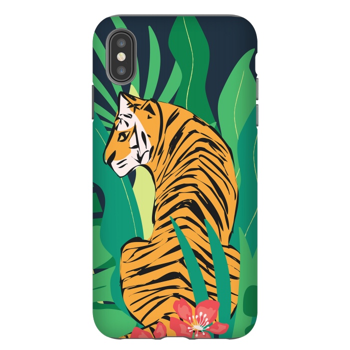 iPhone Xs Max StrongFit Tiger 012 by Jelena Obradovic