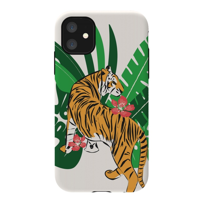 iPhone 11 StrongFit Tiger 010 by Jelena Obradovic