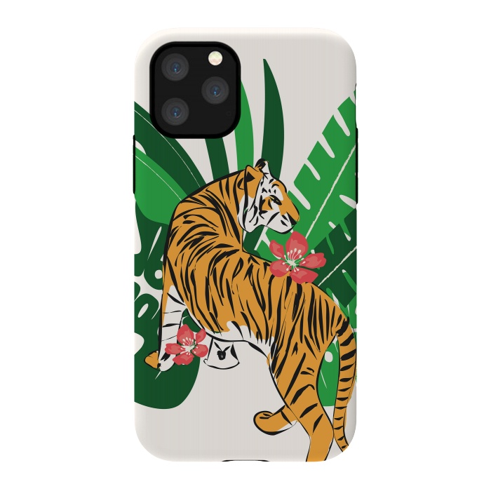 iPhone 11 Pro StrongFit Tiger 010 by Jelena Obradovic