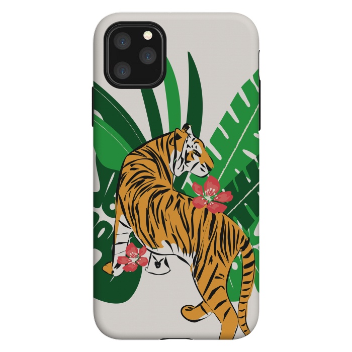 iPhone 11 Pro Max StrongFit Tiger 010 by Jelena Obradovic