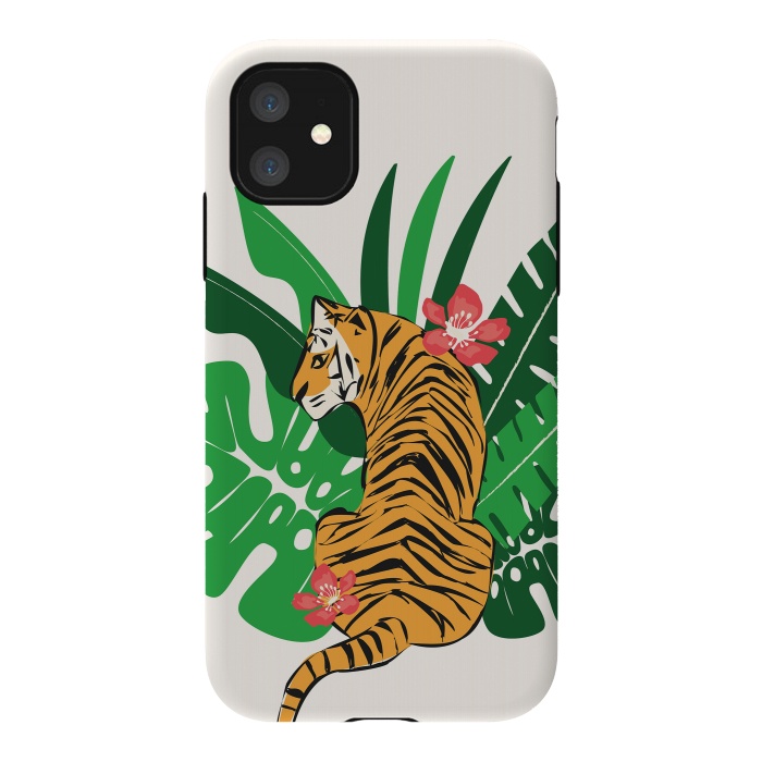 iPhone 11 StrongFit Tiger 011 by Jelena Obradovic