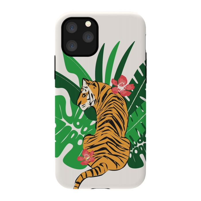 iPhone 11 Pro StrongFit Tiger 011 by Jelena Obradovic