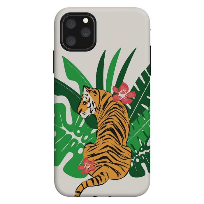 iPhone 11 Pro Max StrongFit Tiger 011 by Jelena Obradovic