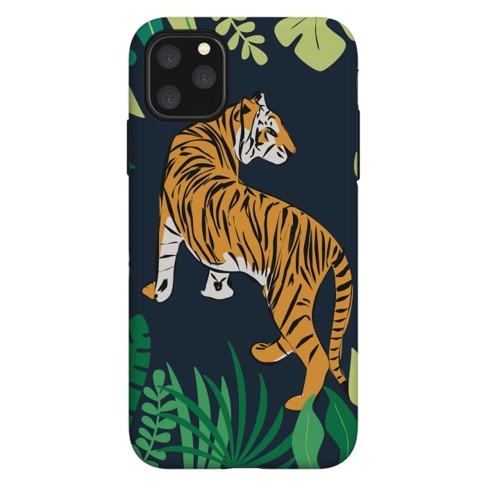 iPhone 11 Pro Max StrongFit Tiger 015 by Jelena Obradovic