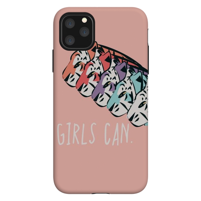 iPhone 11 Pro Max StrongFit Girls can, pink by Jelena Obradovic