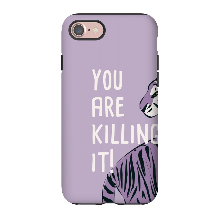 iPhone 7 StrongFit You are killing it, purple by Jelena Obradovic