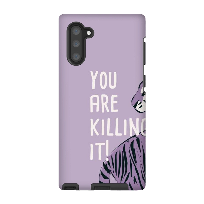 Galaxy Note 10 StrongFit You are killing it, purple by Jelena Obradovic