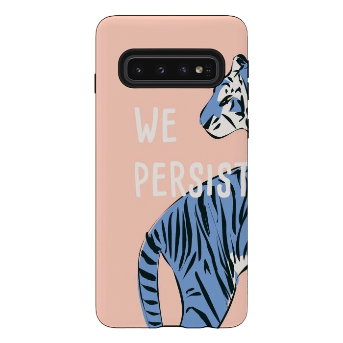 Galaxy S10 StrongFit We persist! Pink by Jelena Obradovic