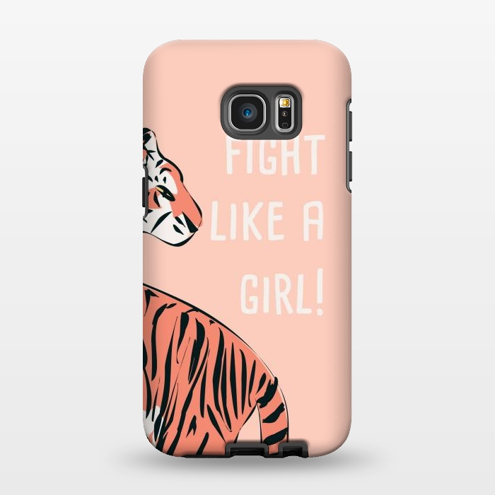 Galaxy S7 EDGE StrongFit Fight like a girl by Jelena Obradovic