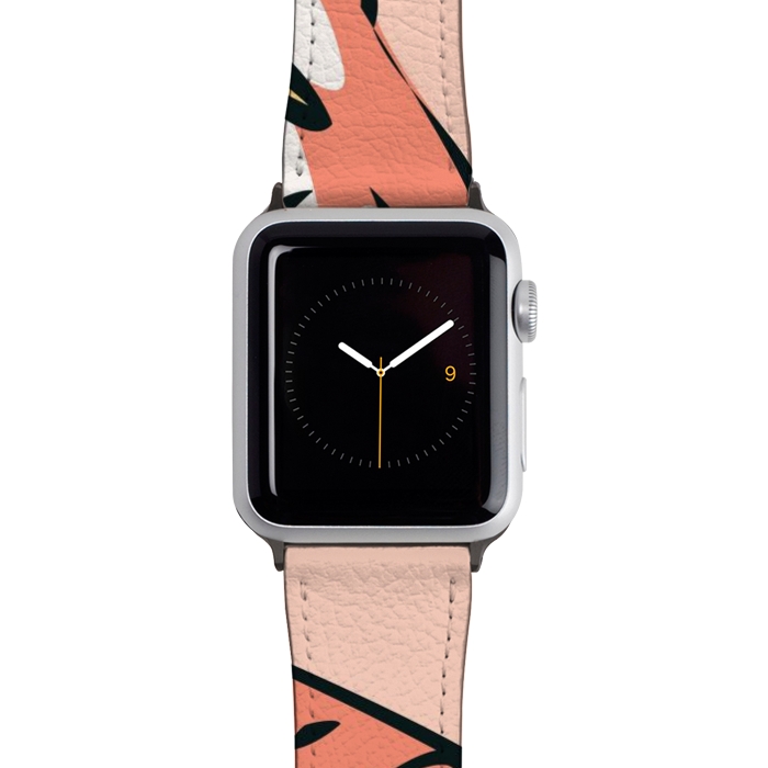 Watch 42mm / 44mm Strap PU leather Fight like a girl by Jelena Obradovic