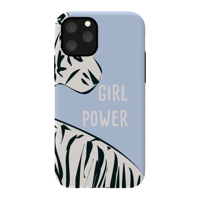 iPhone 11 Pro StrongFit Girl Power, blue by Jelena Obradovic