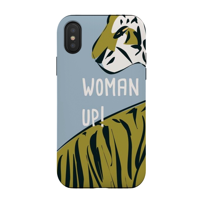 iPhone Xs / X StrongFit Woman up by Jelena Obradovic