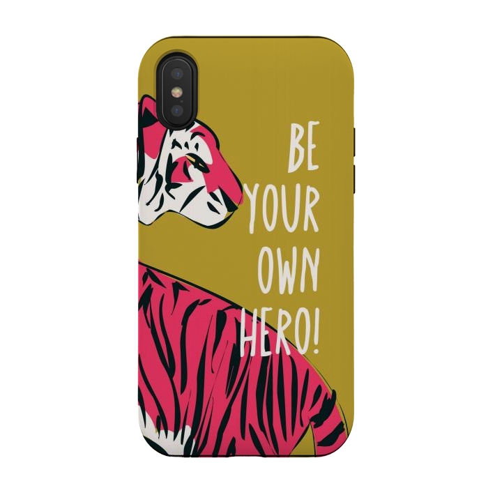 iPhone Xs / X StrongFit Be your own hero by Jelena Obradovic