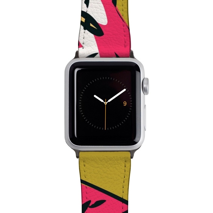 Watch 42mm / 44mm Strap PU leather Be your own hero by Jelena Obradovic