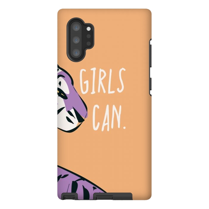 Galaxy Note 10 plus StrongFit Girls can, peach by Jelena Obradovic