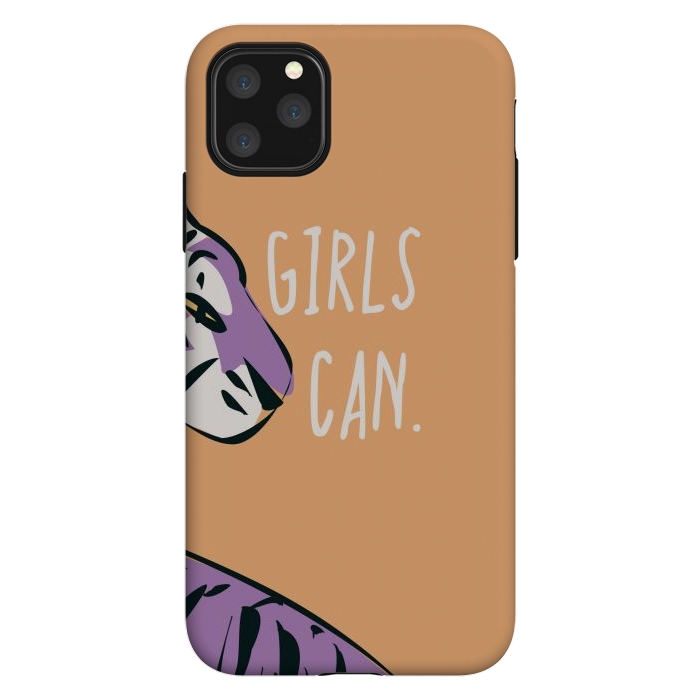 iPhone 11 Pro Max StrongFit Girls can, peach by Jelena Obradovic