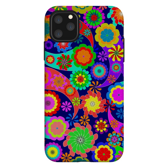 iPhone 11 Pro Max StrongFit Psychodelic Spring by ArtsCase