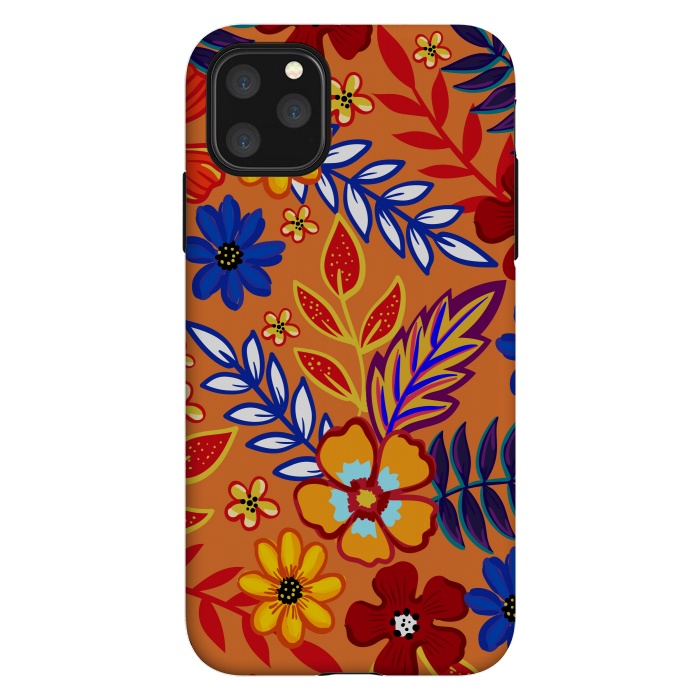 iPhone 11 Pro Max StrongFit Flowers In The Tropics by ArtsCase